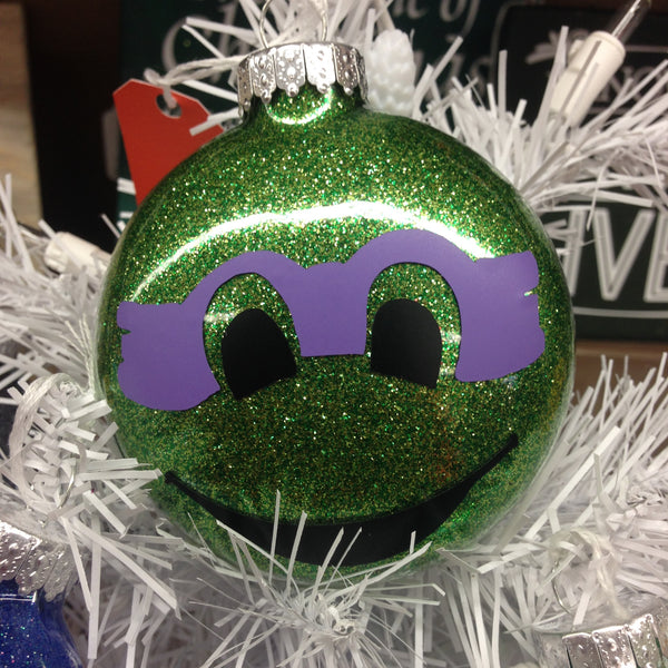 Holiday Christmas Tree Ornament Teenage Mutant Ninja Turtle Donatello Purple