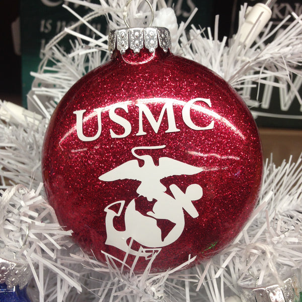 Holiday Christmas Tree Ornament Military Branch US Marine