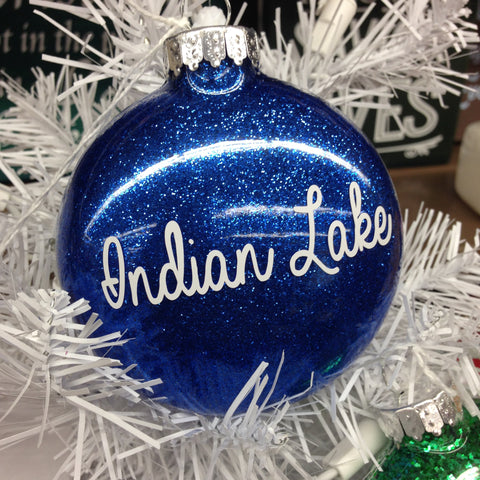 Holiday Christmas Tree Ornament Indian Lake Ohio