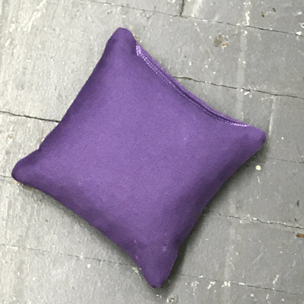 Cornhole Toss Bean Bag Set of 4 Black Purple