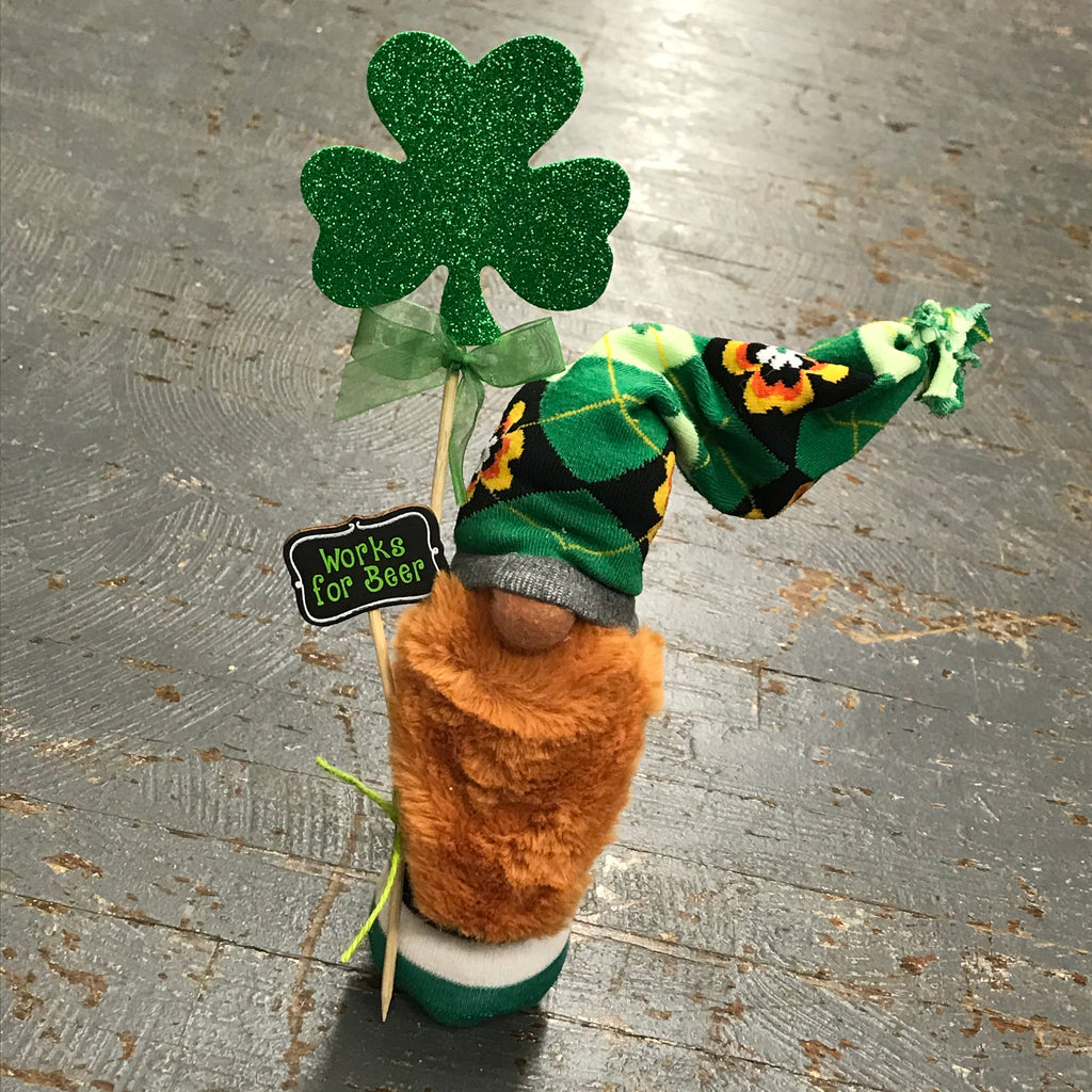 Gnome Holiday Leprechaun St Patrick's Shamrock Irish