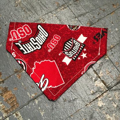 Ohio State Buckeyes OSU Dog Collar Pet Bandanna Neck Scarf Small