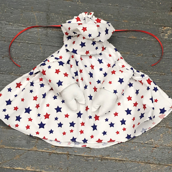 Goose Clothes Complete Holiday Goose Outfit July Red Blue Star Dress and Hat Costume