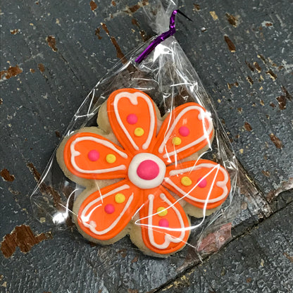 Laurie's Sweet Treats Cookie Daisy Flower Orange