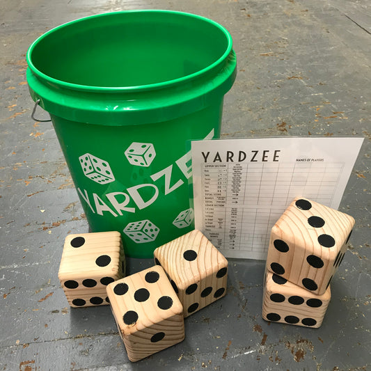 Classic Yahtzee Yardzee Outdoor Dice Game