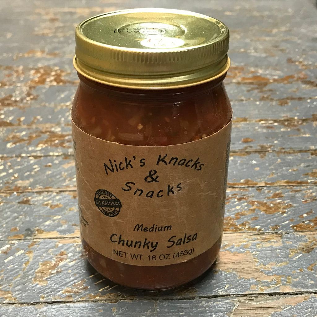 Nicks Snacks All Natural Medium Chunky Salsa