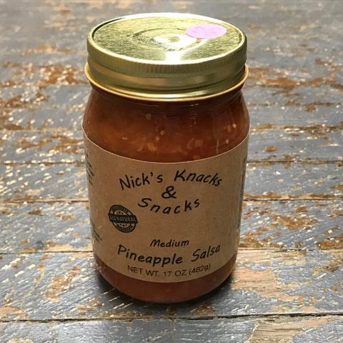 Nicks Snacks All Natural Medium Pineapple Salsa