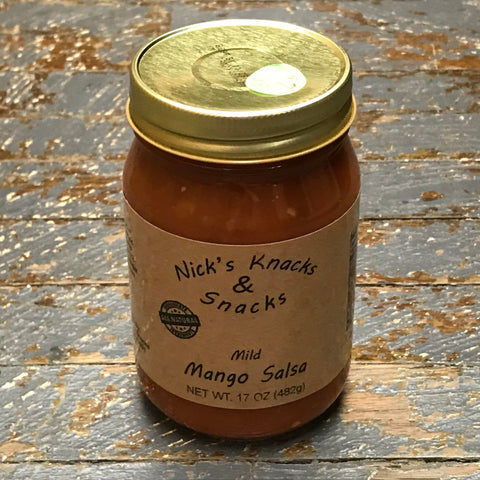 Nicks Snacks All Natural Mild Mango Salsa