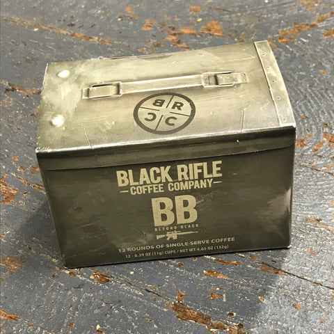 Black Rifle Beyond Black Dark Roast 12 Single Serve Rounds Coffee