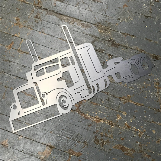 Semi Truck Metal Sign Wall Hanger