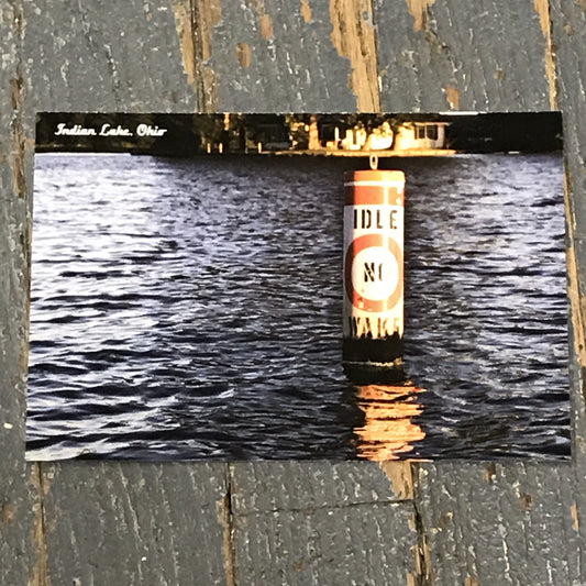 Indian Lake Post Card Boating Buoy