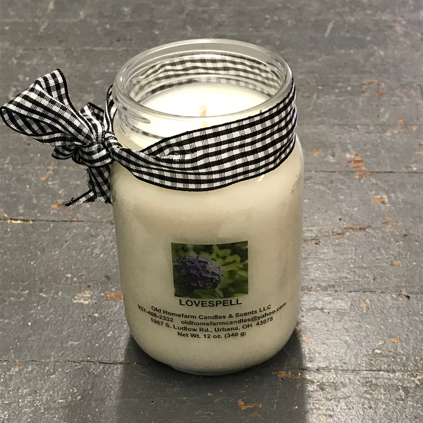 Lovespell Old Homefarm Mason Jar Soy Candle