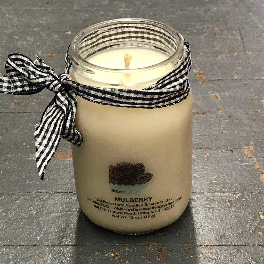Mulberry Old Homefarm Mason Jar Soy Candle