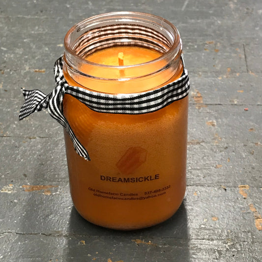 Dreamsickle Old Homefarm Mason Jar Soy Candle