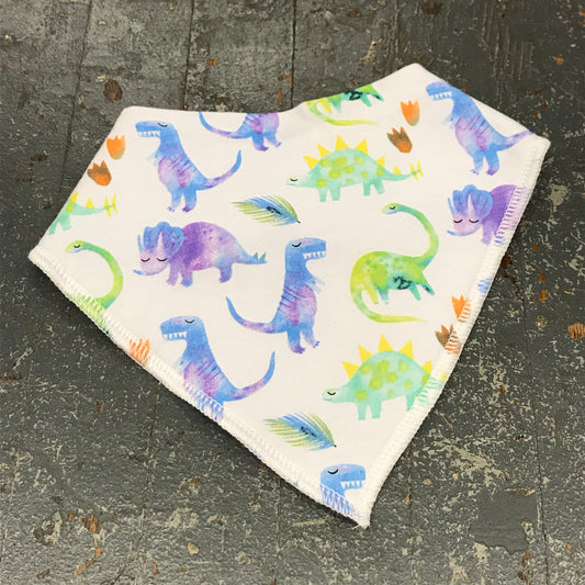 Infant Toddler Baby Bandana Drool Bib Dinosaurs