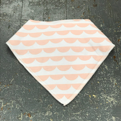 Infant Toddler Baby Bandana Drool Bib Pink Design