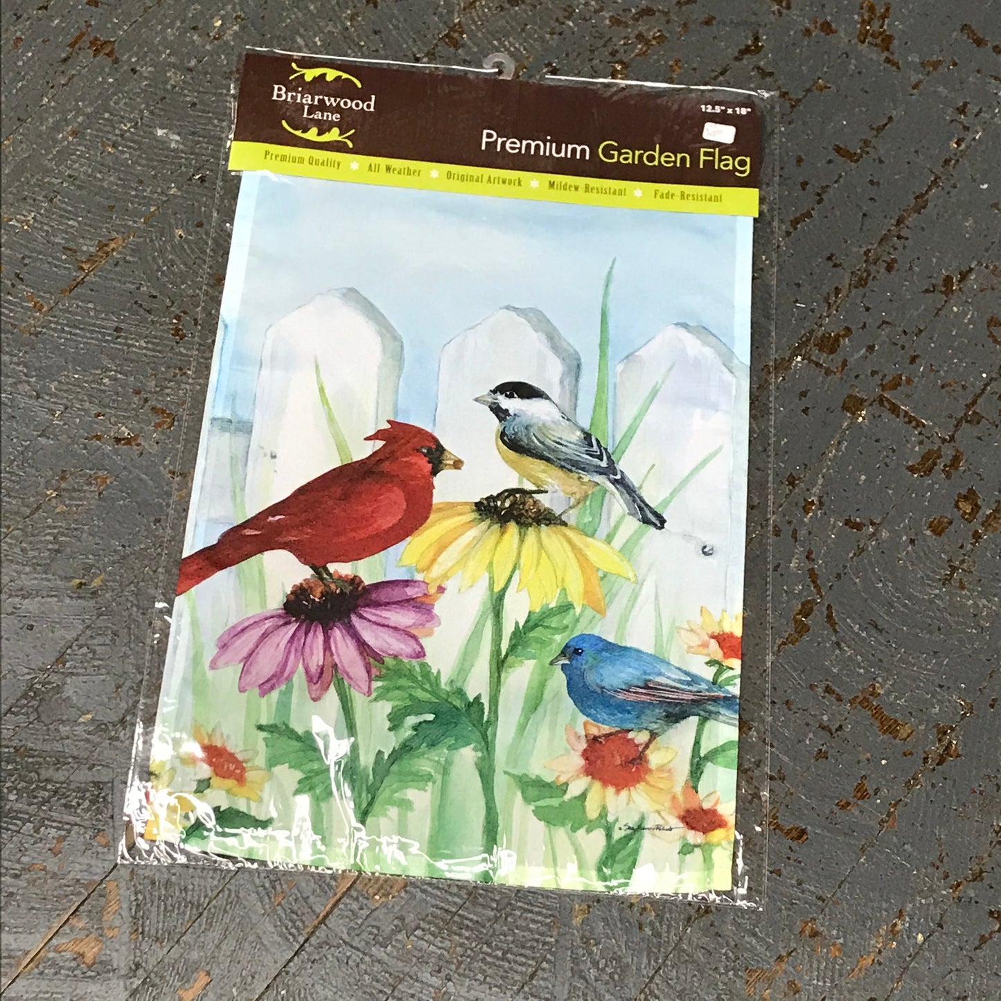 Birdsong Birds Fence Garden Flag