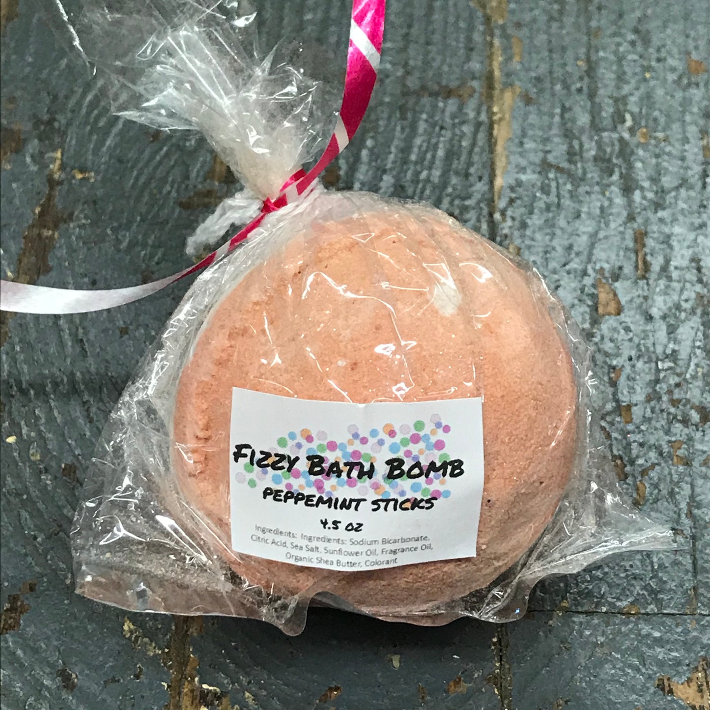 Peppermint Fizzy 4.5oz Bath Bomb