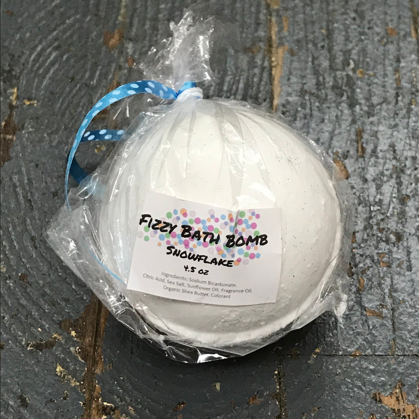 Snowflake Fizzy 4.5oz Bath Bomb