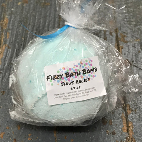 Sinus Relief Fizzy 4.5oz Bath Bomb