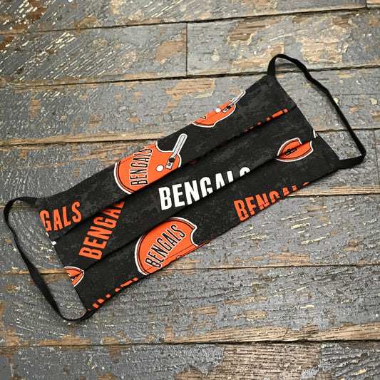 Cincinnati Bengals NFL Football Handmade Cotton Cloth Face Mask Reversible Reusable