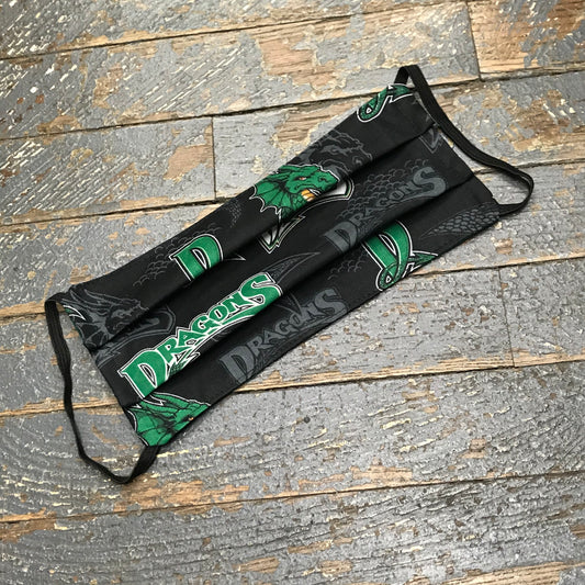 Dayton Dragons Minor League Baseball Handmade Cotton Cloth Face Mask Reversible Reusable
