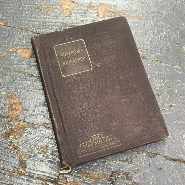 Vintage Antique Pocket Classic Book Stevenson's Kidnapped c1928