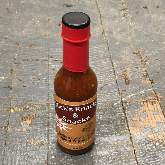 Nicks Snacks All Natural Original Pepper Hot Sauce