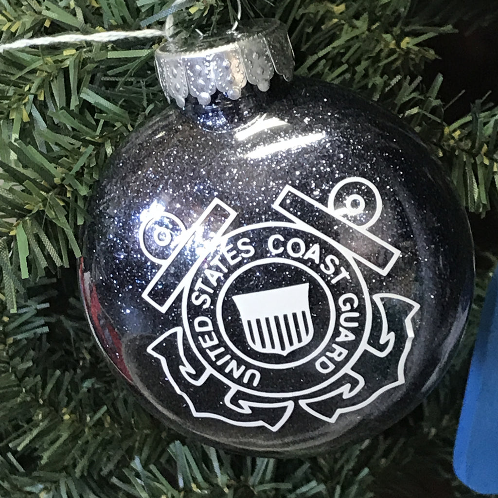 Holiday Christmas Tree Ornament Military Branch US Coast Guard
