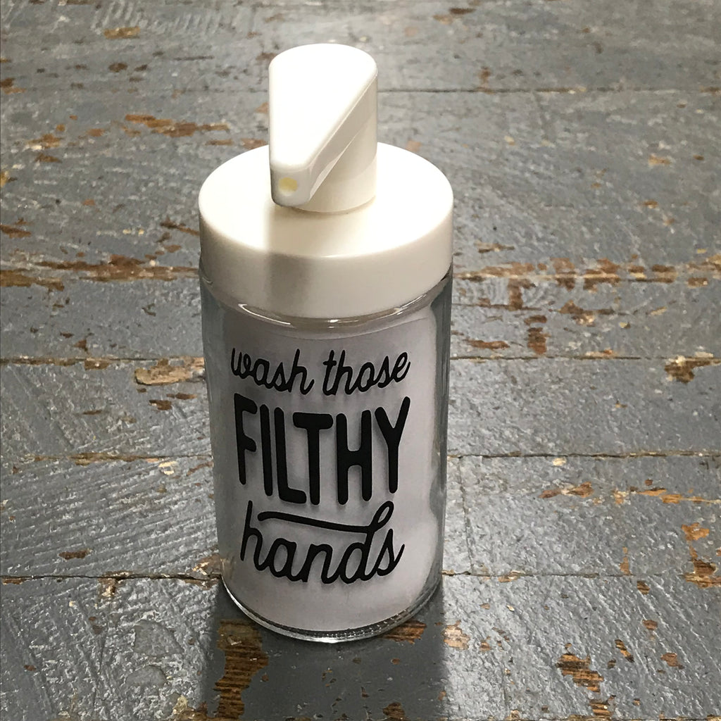 Glass Soap Dispenser Personalized Wash Those Filthy Hands