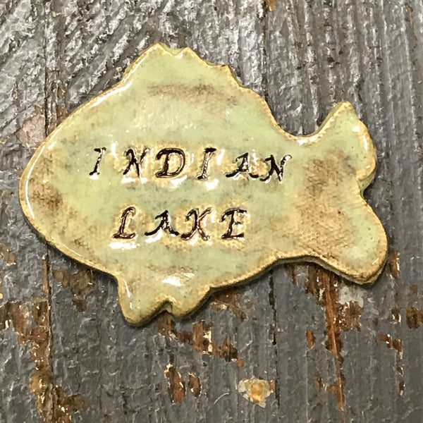 Indian Lake Fish Magnet 