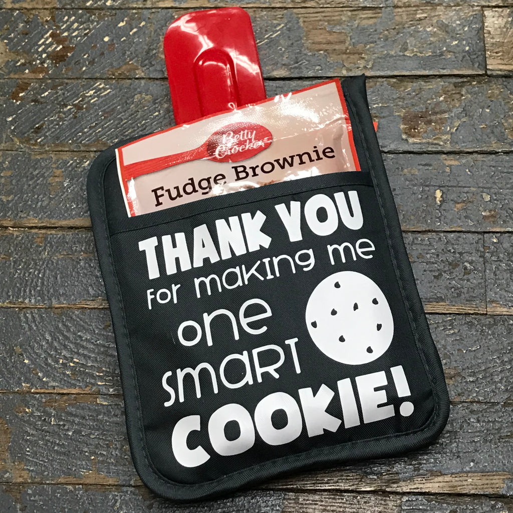 Thank You for Making Me One Smart Cookie Oven Mitt Baking Gift Set