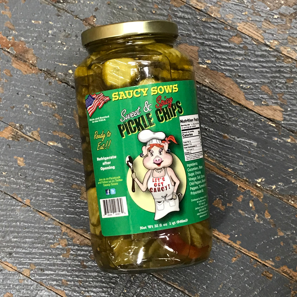 Saucy Sows Sweet Spicy Pickle Chips