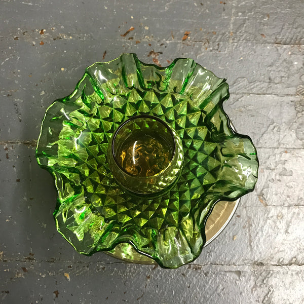 Glass Garden Flower Small Green Yellow – TheDepot.LakeviewOhio