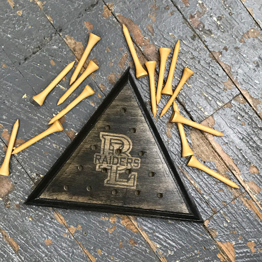 Wooden Tricky Triangle Golf Tee Peg Game Ben Logan Raiders