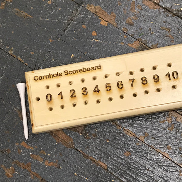 Classic Outdoor Cornhole Corn Hole Bean Bag Toss Tailgate Board Game Peg Hole Scoreboard
