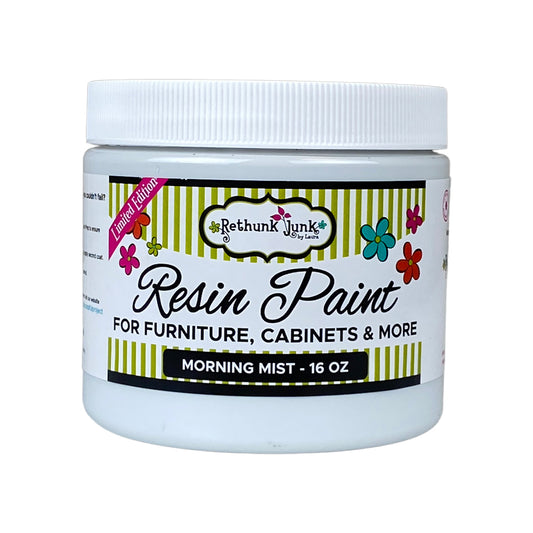 Rethunk Junk Resin Paint Colors Morning Mist