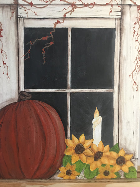 Canvas Painting Class at The Depot October 2017