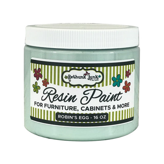 Rethunk Junk Resin Paint Colors Robin's Egg