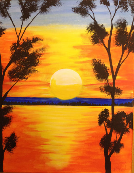 September Canvas Painting Class at The Depot