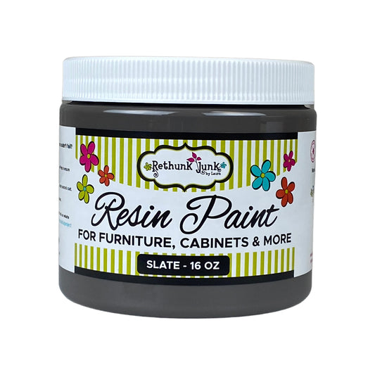 Rethunk Junk Resin Paint Neutral Slate