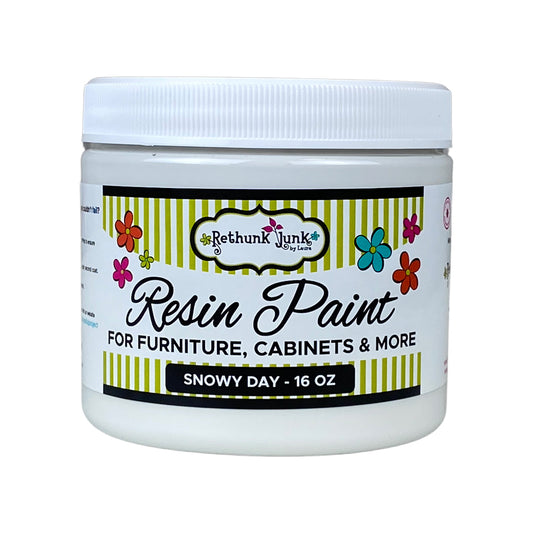 Rethunk Junk Resin Paint Neutral Snowy Day