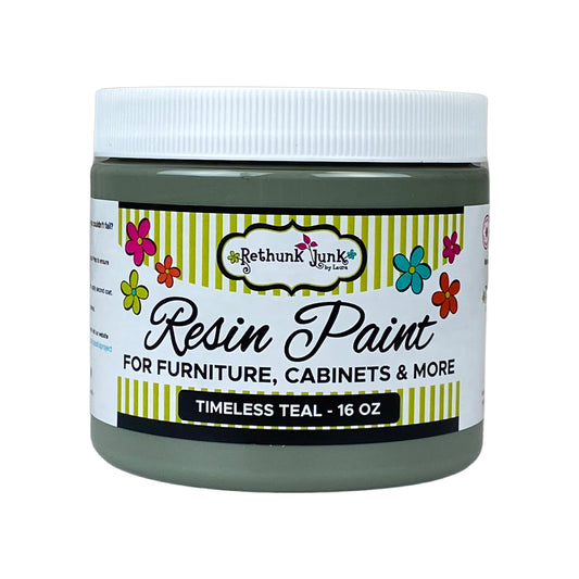 Rethunk Junk Resin Paint Colors Timeless Teal