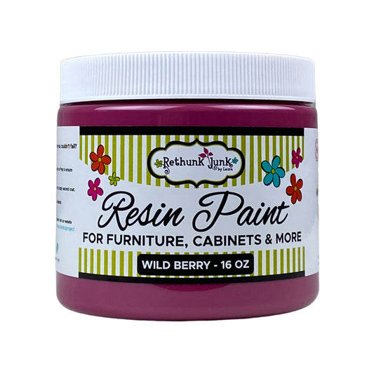Rethunk Junk Resin Paint Colors Wild Berry