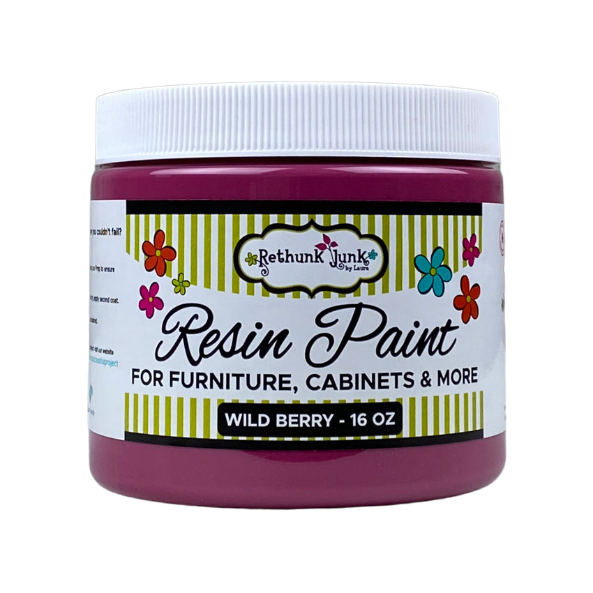 Rethunk Junk Resin Paint Colors Wild Berry
