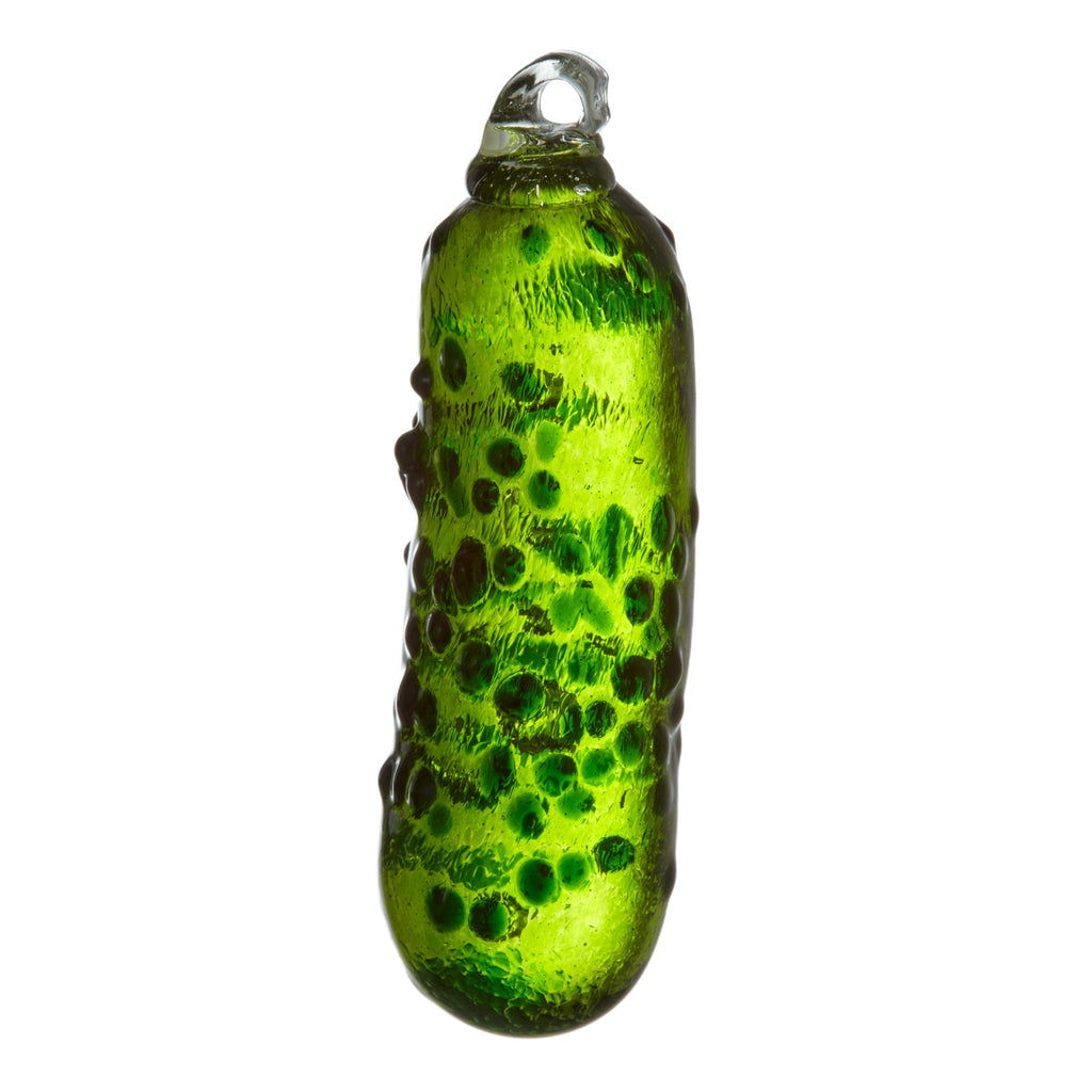 Hand Blown Glass Ornament Christmas Pickle Tradition