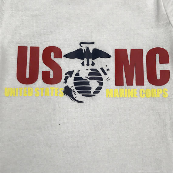 USMC Marine Corps Personalized Summer Onesie Bodysuit One Piece Newborn Infant Toddler Outfit