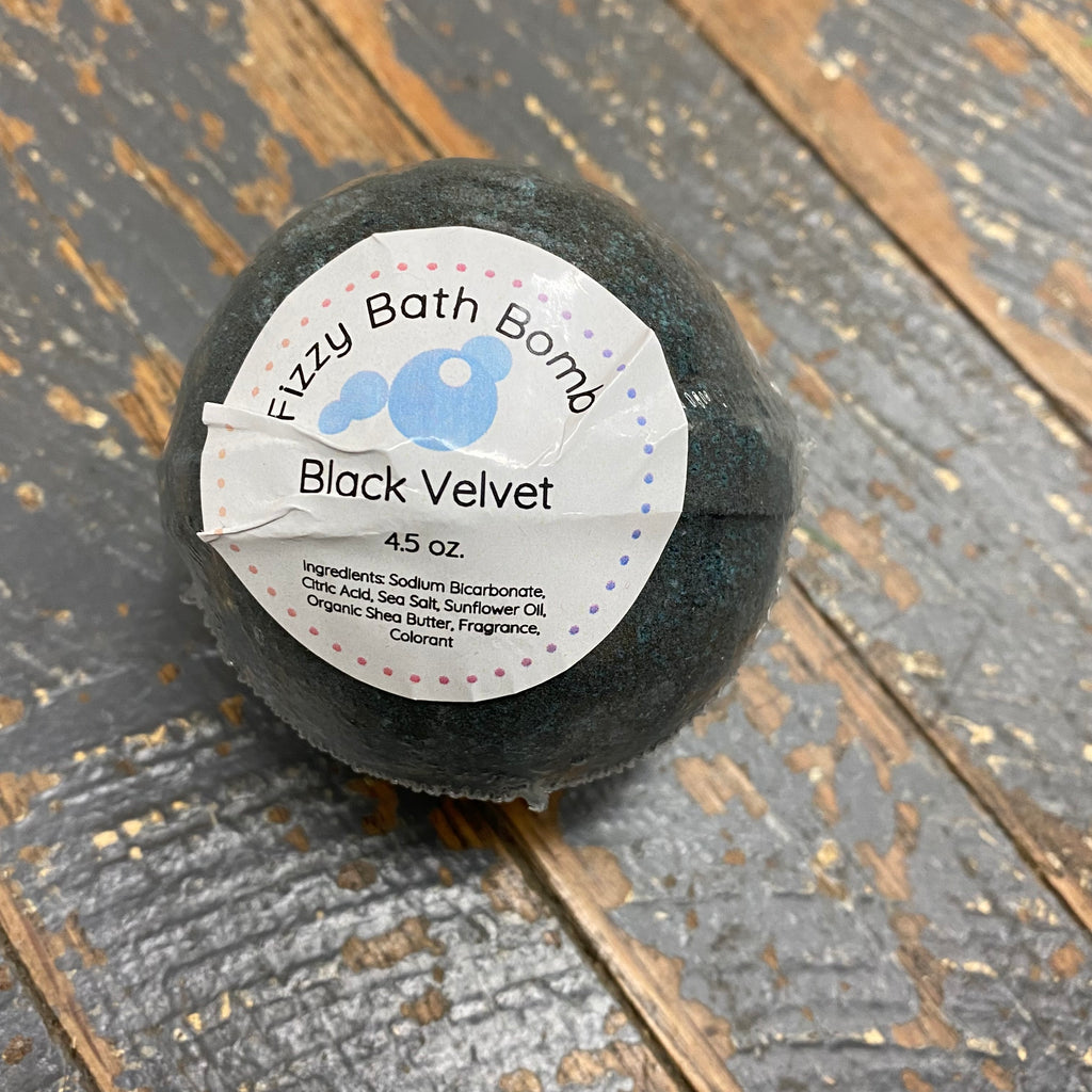 Black Velvet Fizzy 4.5oz Bath Bomb