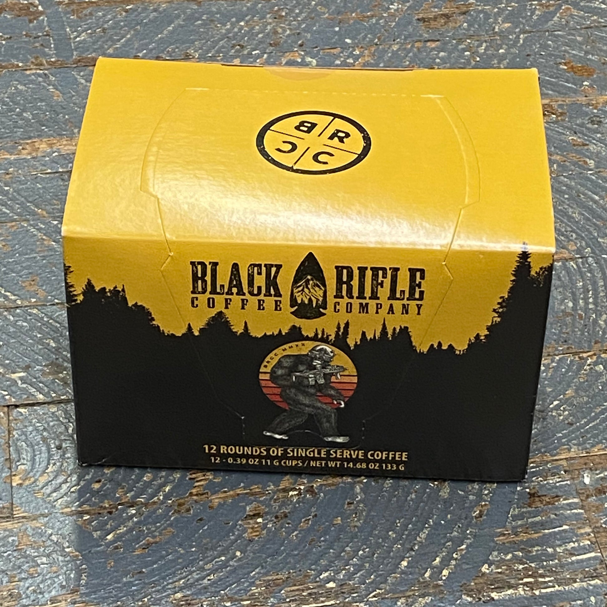 Black Rifle Tactisquatch Medium Roast 12 Single Serve Rounds Coffee