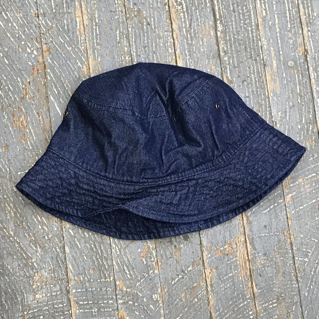 Adult Teen Sun Hat Bucket Hat Ball Cap Dark Denim Blue